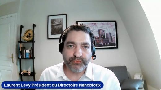 Laurent Lévy Président du Directoire Nanobiotix (tous droits réservés 2021 www.labourseetlavie.com)