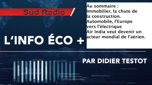 Didier Testot dans l'Info éco + Sud Radio 26 février 2023 (tous droits réservés)