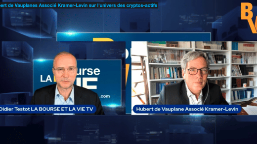 Hubert de Vauplanes Associé Kramer-Levin et Didier Testot LA BOURSE ET LA VIE TV (Tous droits réservés 2022)