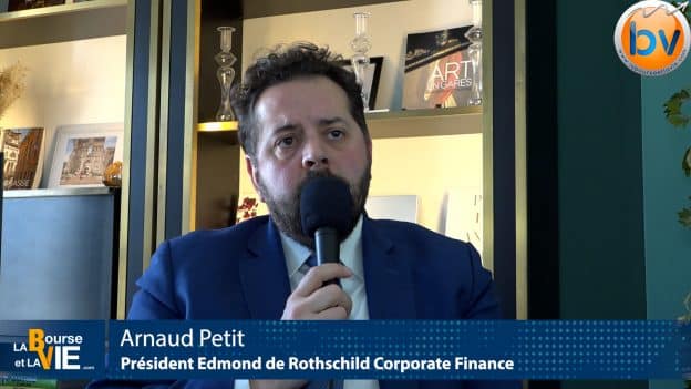 Arnaud Petit Président Edmond de Rothschild Corporate Finance (tous droits réservés 2025 www.labourseetlavie.com)