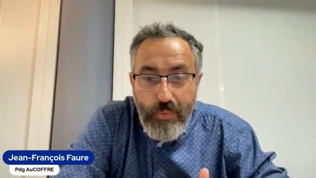 Jean-François Faure Pdg AuCOFFRE (Tous droits réservés 2024 www.labourseetlavie.com)