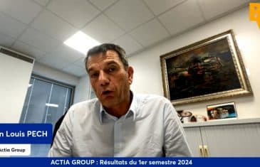 Jean-Louis Pech Pdg Actia (tous droits réservés 2024 www.labourseetlavie.com)