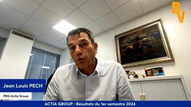 Jean-Louis Pech Pdg Actia (tous droits réservés 2024 www.labourseetlavie.com)