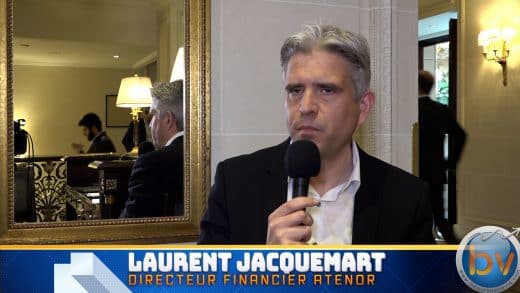 Laurent Jacquemart Directeur Financier Atenor (Tous droits réservés 2023 www.labourseetlavie.com)