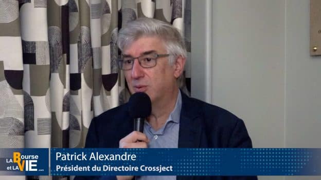 Patrick Alexandre Président du Directoire Crossject (Tous droits réservés 2024 www.labourseetlavie.com)